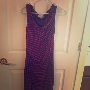 Striped dress from Loft